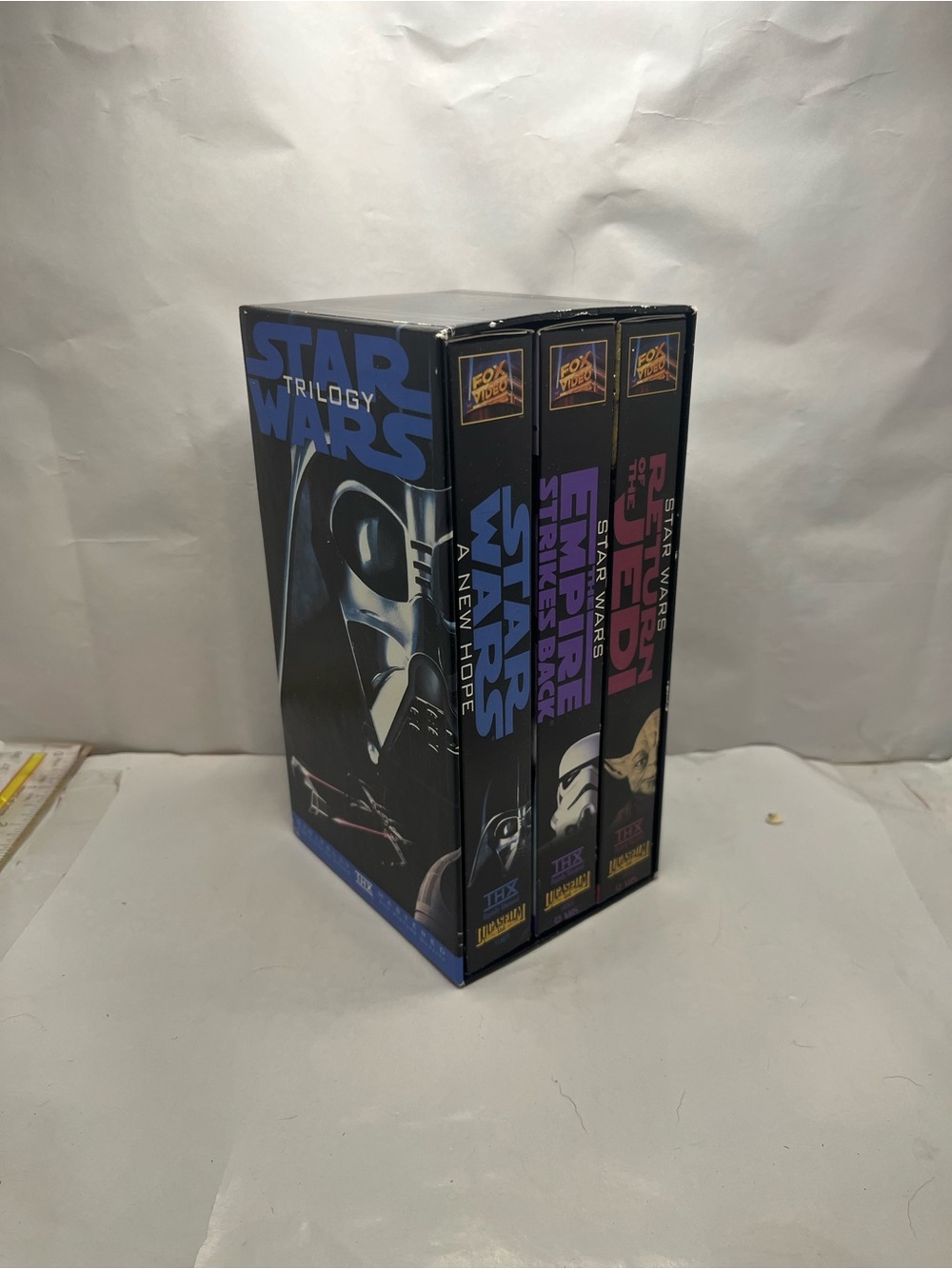 Star Wars trilogy VHS box set NWT